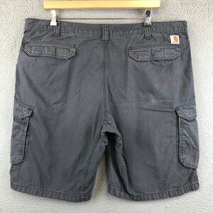 Carhartt Shorts Mens 44 Slate Gray Cargo Work Workwear Adult Relaxed Fit Force